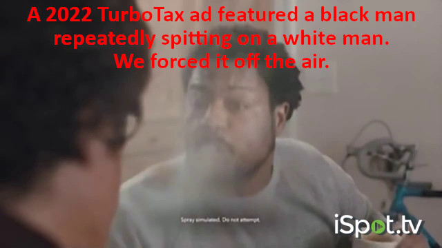racist ad from TurboTax (Intuit). Agency: Weiden-Kennedy.